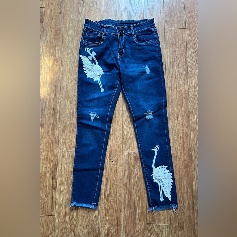 Custom designed jeans size 28